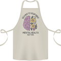 Be Kind to Your Mind Mental Health Cotton Apron 100% Organic Natural