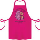 Be Kind to Your Mind Mental Health Cotton Apron 100% Organic Pink