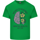 Be Kind to Your Mind Mental Health Kids T-Shirt Childrens Irish Green