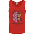 Be Kind to Your Mind Mental Health Mens Vest Tank Top Red
