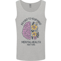 Be Kind to Your Mind Mental Health Mens Vest Tank Top Sports Grey