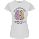 Be Kind to Your Mind Mental Health Womens Petite Cut T-Shirt White