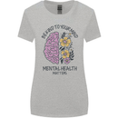 Be Kind to Your Mind Mental Health Womens Wider Cut T-Shirt Sports Grey