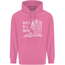 Be a Prick Funny Offensive Cactus Slogan Childrens Kids Hoodie Azalea