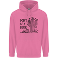 Be a Prick Funny Offensive Cactus Slogan Childrens Kids Hoodie Azalea