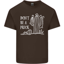 Be a Prick Funny Offensive Cactus Slogan Mens Cotton T-Shirt Tee Top Dark Chocolate
