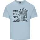 Be a Prick Funny Offensive Cactus Slogan Mens Cotton T-Shirt Tee Top Light Blue