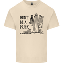 Be a Prick Funny Offensive Cactus Slogan Mens Cotton T-Shirt Tee Top Natural