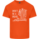 Be a Prick Funny Offensive Cactus Slogan Mens Cotton T-Shirt Tee Top Orange