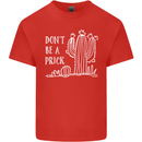 Be a Prick Funny Offensive Cactus Slogan Mens Cotton T-Shirt Tee Top Red