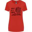 Be a Prick Funny Offensive Cactus Slogan Womens Wider Cut T-Shirt Red