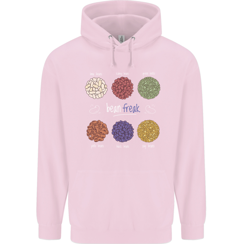Beans Vegan Kidney Soy Lentils Vegetarian Childrens Kids Hoodie Light Pink