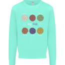 Beans Vegan Kidney Soy Lentils Vegetarian Kids Sweatshirt Jumper Peppermint