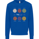 Beans Vegan Kidney Soy Lentils Vegetarian Kids Sweatshirt Jumper Royal Blue