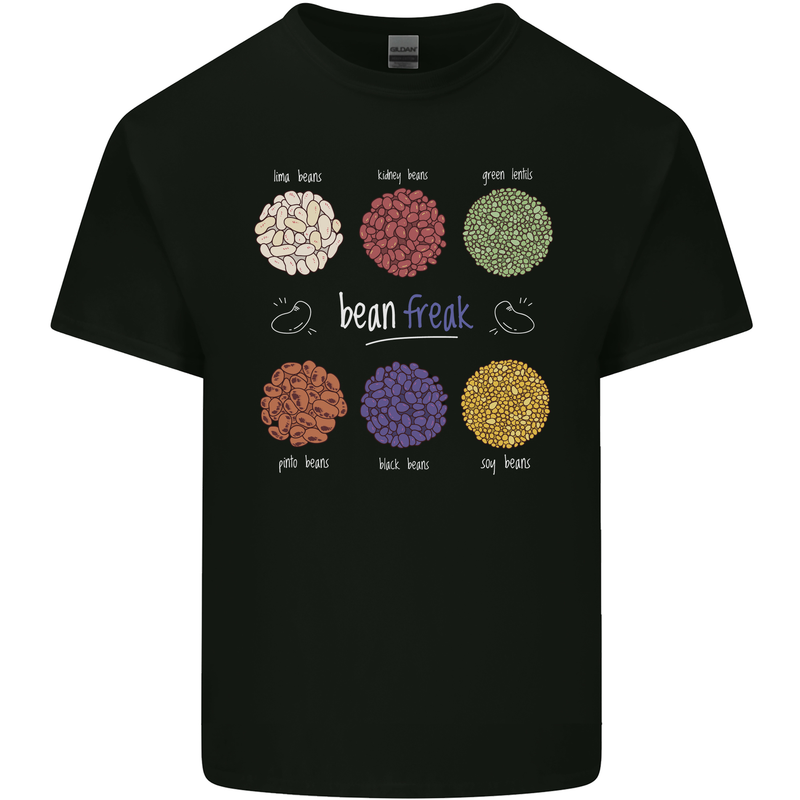 Beans Vegan Kidney Soy Lentils Vegetarian Kids T-Shirt Childrens Black