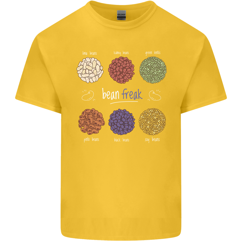 Beans Vegan Kidney Soy Lentils Vegetarian Kids T-Shirt Childrens Yellow