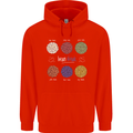 Beans Vegan Kidney Soy Lentils Vegetarian Mens 80% Cotton Hoodie Bright Red