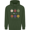 Beans Vegan Kidney Soy Lentils Vegetarian Mens 80% Cotton Hoodie Forest Green