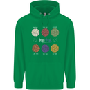 Beans Vegan Kidney Soy Lentils Vegetarian Mens 80% Cotton Hoodie Irish Green