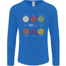 Beans Vegan Kidney Soy Lentils Vegetarian Mens Long Sleeve T-Shirt Royal Blue