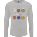Beans Vegan Kidney Soy Lentils Vegetarian Mens Long Sleeve T-Shirt Sports Grey