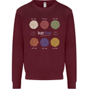 Beans Vegan Kidney Soy Lentils Vegetarian Mens Sweatshirt Jumper Maroon