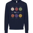 Beans Vegan Kidney Soy Lentils Vegetarian Mens Sweatshirt Jumper Navy Blue