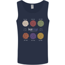 Beans Vegan Kidney Soy Lentils Vegetarian Mens Vest Tank Top Navy Blue