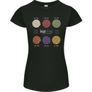 Beans Vegan Kidney Soy Lentils Vegetarian Womens Petite Cut T-Shirt Black