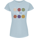 Beans Vegan Kidney Soy Lentils Vegetarian Womens Petite Cut T-Shirt Light Blue