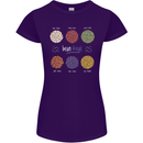 Beans Vegan Kidney Soy Lentils Vegetarian Womens Petite Cut T-Shirt Purple