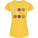 Beans Vegan Kidney Soy Lentils Vegetarian Womens Petite Cut T-Shirt Yellow
