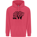 Bear Tree Animal Ecology Childrens Kids Hoodie Heliconia