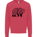 Bear Tree Animal Ecology Kids Sweatshirt Jumper Heliconia