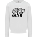 Bear Tree Animal Ecology Kids Sweatshirt Jumper White