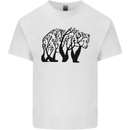 Bear Tree Animal Ecology Kids T-Shirt Childrens White