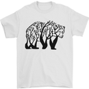 Bear Tree Animal Ecology Mens T-Shirt Cotton Gildan White
