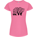 Bear Tree Animal Ecology Womens Petite Cut T-Shirt Azalea