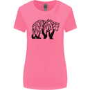 Bear Tree Animal Ecology Womens Wider Cut T-Shirt Azalea