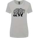 Bear Tree Animal Ecology Womens Wider Cut T-Shirt Sports Grey