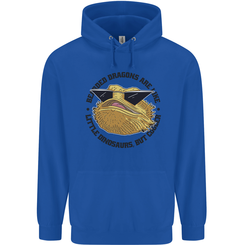 Bearded Dragons Are Like Little Dinosaurs Childrens Kids Hoodie Royal Blue