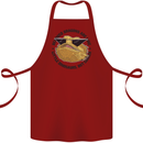 Bearded Dragons Are Like Little Dinosaurs Cotton Apron 100% Organic Maroon