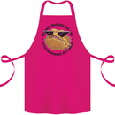 Bearded Dragons Are Like Little Dinosaurs Cotton Apron 100% Organic Pink