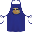 Bearded Dragons Are Like Little Dinosaurs Cotton Apron 100% Organic Royal Blue