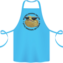 Bearded Dragons Are Like Little Dinosaurs Cotton Apron 100% Organic Turquoise