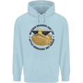 Bearded Dragons Are Like Little Dinosaurs Mens 80% Cotton Hoodie Light Blue