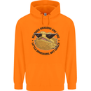 Bearded Dragons Are Like Little Dinosaurs Mens 80% Cotton Hoodie Orange