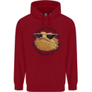 Bearded Dragons Are Like Little Dinosaurs Mens 80% Cotton Hoodie Red