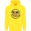 Bearded Dragons Are Like Little Dinosaurs Mens 80% Cotton Hoodie Yellow