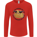 Bearded Dragons Are Like Little Dinosaurs Mens Long Sleeve T-Shirt Red